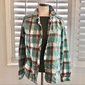 Roxy plaid shirt  / beach time!